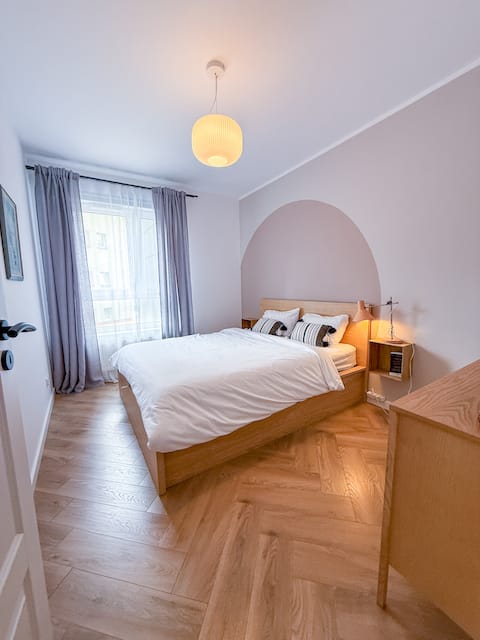 City center | Quiet & stylish | Remote work (60m2)