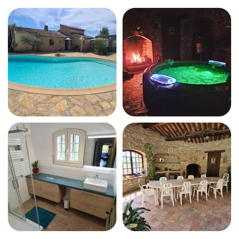 Sea view villa 2 to 7 people pool and jacuzzi 130 m2