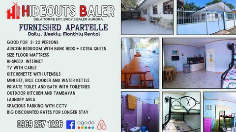 Baler Whole Property Apartelle Good up to 20pax