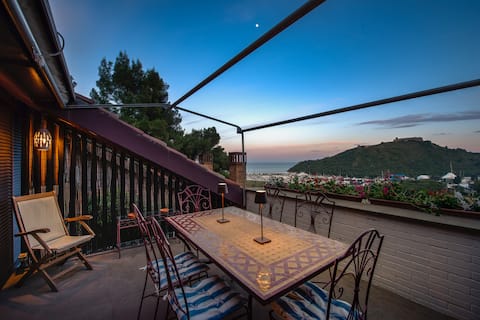 [porto ercole] comfort sea view + parking