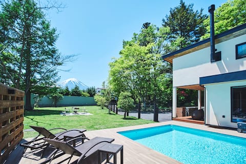 Mt. Fuji/Private pool&sauna villa/Pick-up OK