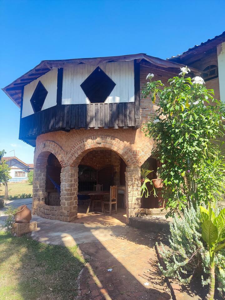 Tower in the bucolic area of Holambra