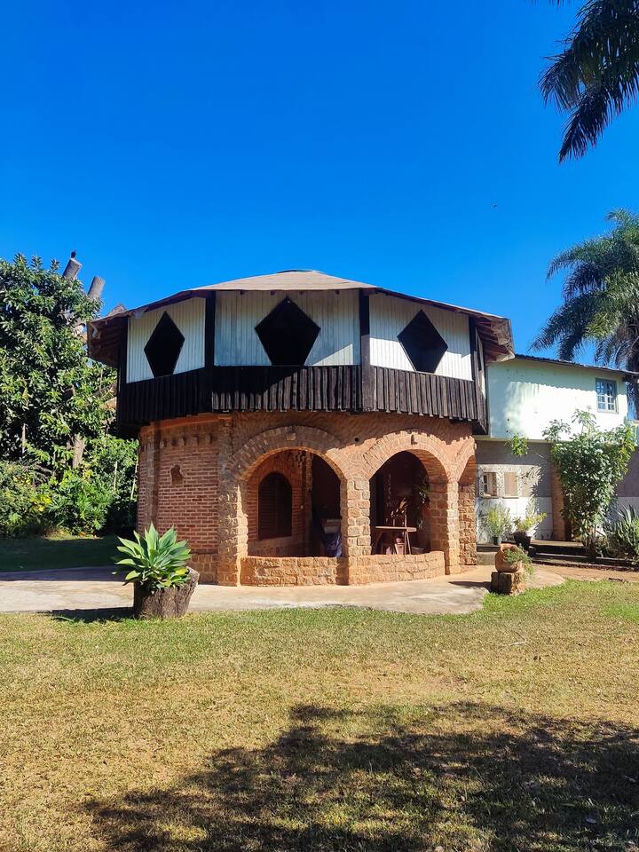 Tower in the bucolic area of Holambra