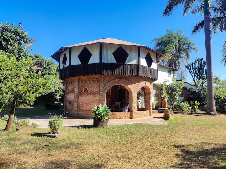 Tower in the bucolic area of Holambra