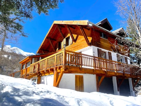 Chalet 2 min away Station La FOUX D 'ALLOS-1700m d' ALT