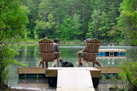 Waterfront ADK Cabin and 2 Micro-cabins