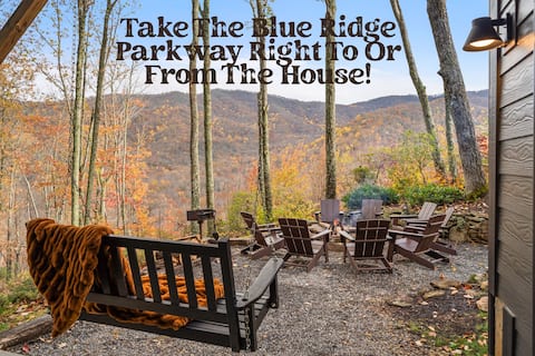 Pisgah Peaks ~ AVL ~ Hot Tub ~ Unmatched VIEWS!