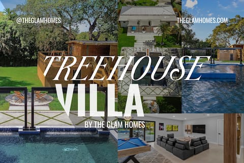 Epic Treehouse Villa | Pickleball+Jacuzzi+Pool