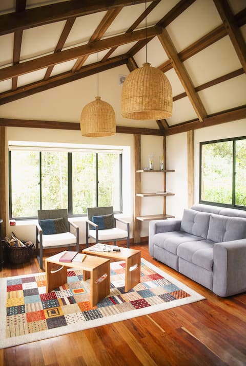 Popular Airbnb listing: Cantares Cabin Reserve Rio Blanco Manizales in Manizales