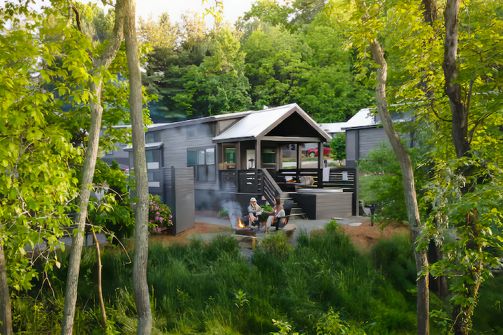 Asheville River Cabins Premium Riverview Cabin