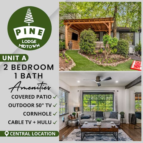 Popular Airbnb listing: ATL Luxury Oasis | Covered Patio | Piedmont Park in Piedmont Heights