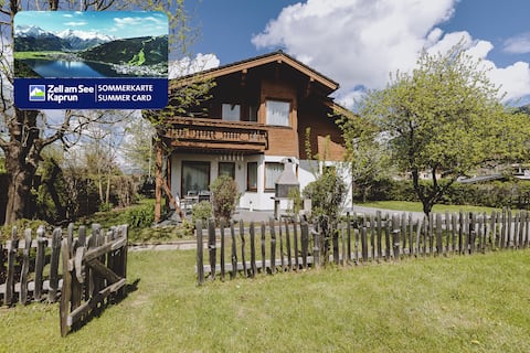 Chalet Badia in Zell am See with garden and sauna
