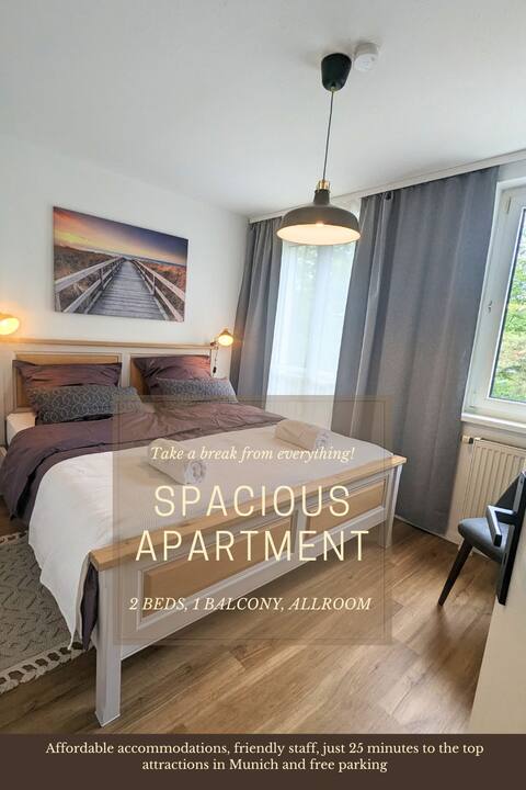 Allroom Apartments Close to Munich free Parking