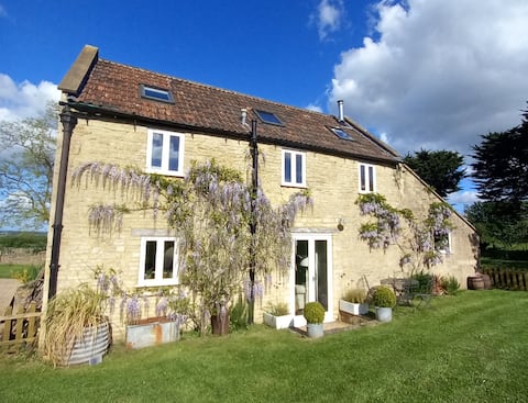 Entire and Unique Barn in Rural Setting, Nr Bath
