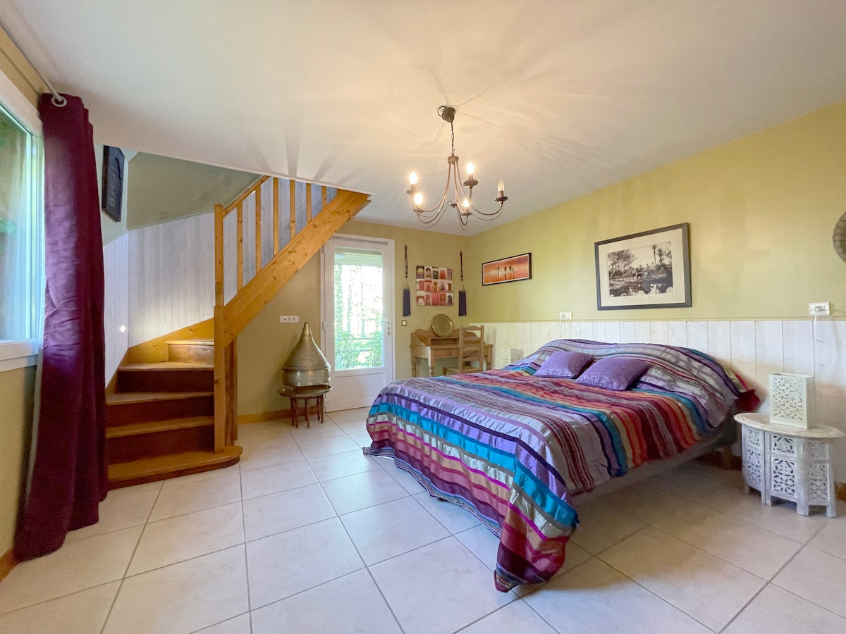 Gele module, slaapkamer op de begane grond