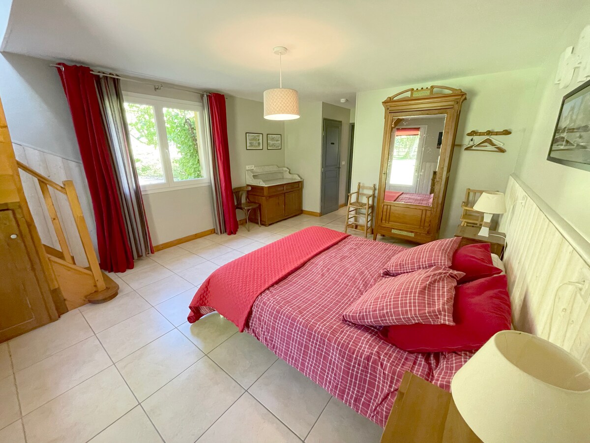 Rode module begane grond slaapkamer