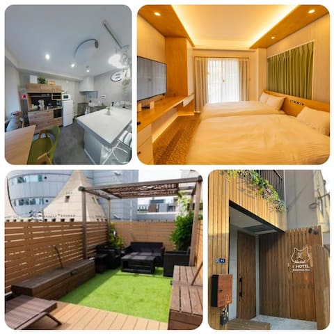 スカイツリーまで徒歩13分｜一戸貸し｜最大6人｜プロジェクター｜WiFi完備