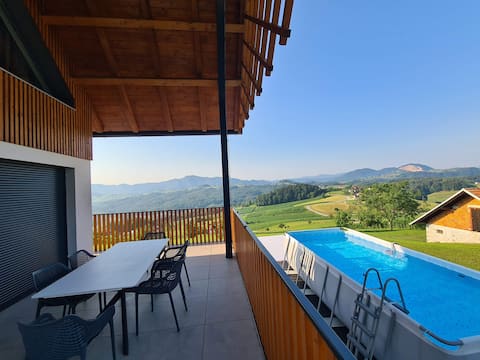 Villa Strtenica in the vineyards