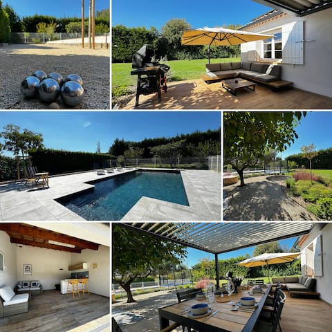 Villa – Pool – Pétanque Court – Air Conditioning