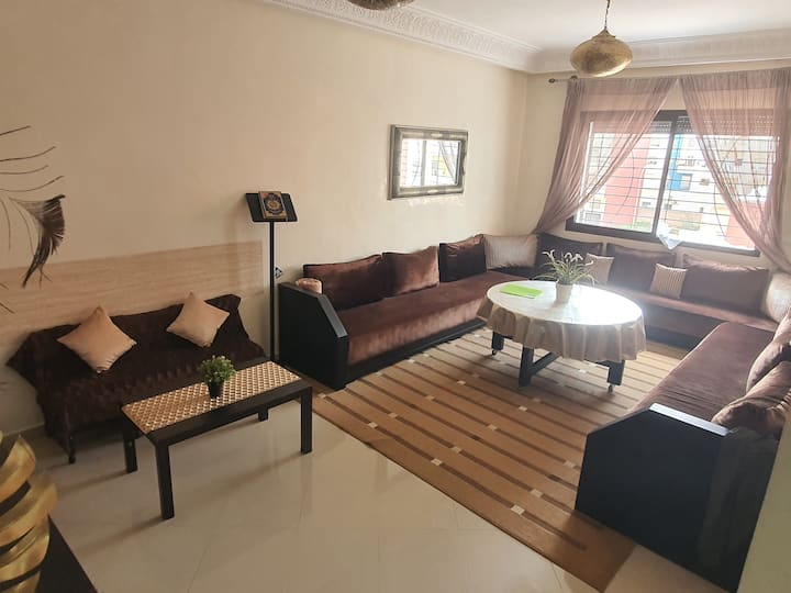 Bel Appartement Lumineux, Cosy, Proche Agadir Bay - Agadir