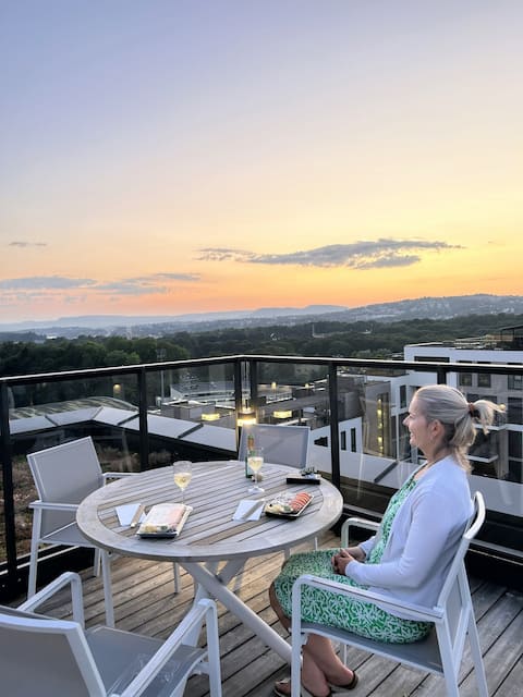 Modern and central apartment with a stunning view