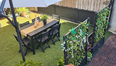 A stone's throw from the beach