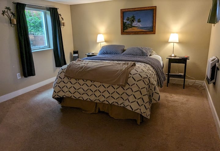 เตียงควีนไซส์ผ้าปูที่นอนและปลอกหมอนใหม่