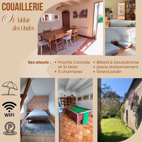 Family home with garden, quiet, close to beaches