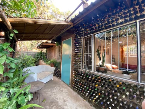 Glass Bottle Cottage Free Wi-Fi Backup Electricity
