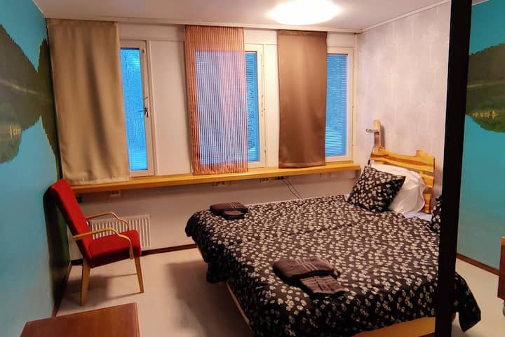 Chumba cha 4: vyumba 2 vya kulala, choo na bafu