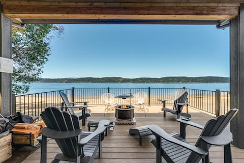 Newer Waterfront Hood Canal Home, Clams, Spa & AC