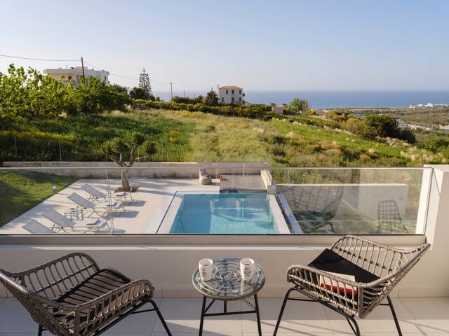 Aegean Beauty Villa. Panoramic views to the sea! gallery image 3