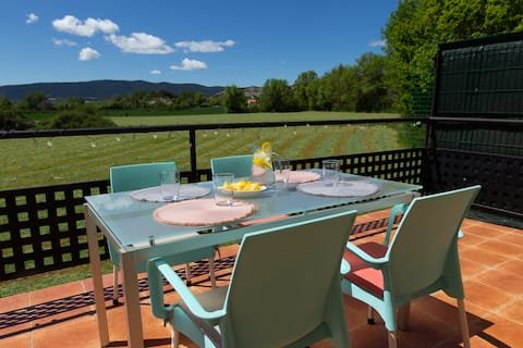 House with terrace for 4 in the Pyrenees