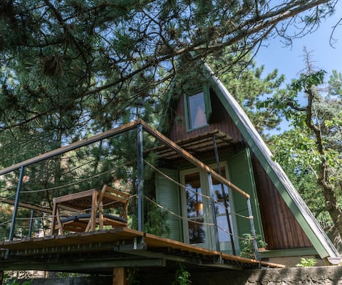 TOBOZ - Cozy Cabin with Jakuzzi and sauna