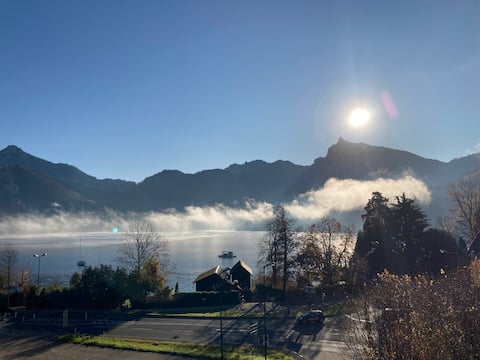 Traunkirchen apartment with lake view