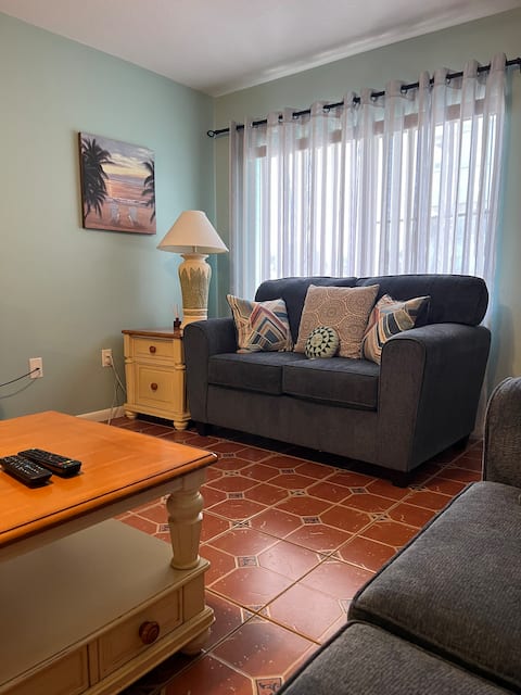 Popular Airbnb listing: Beachfront Condo with Rocket Views in Cocoa Beach