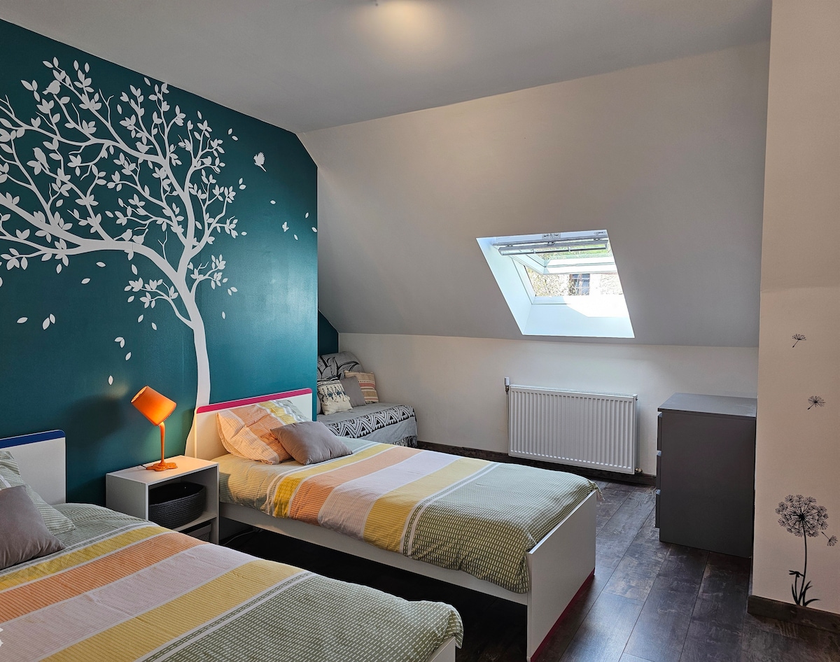 Chambre 3 enfants/singles