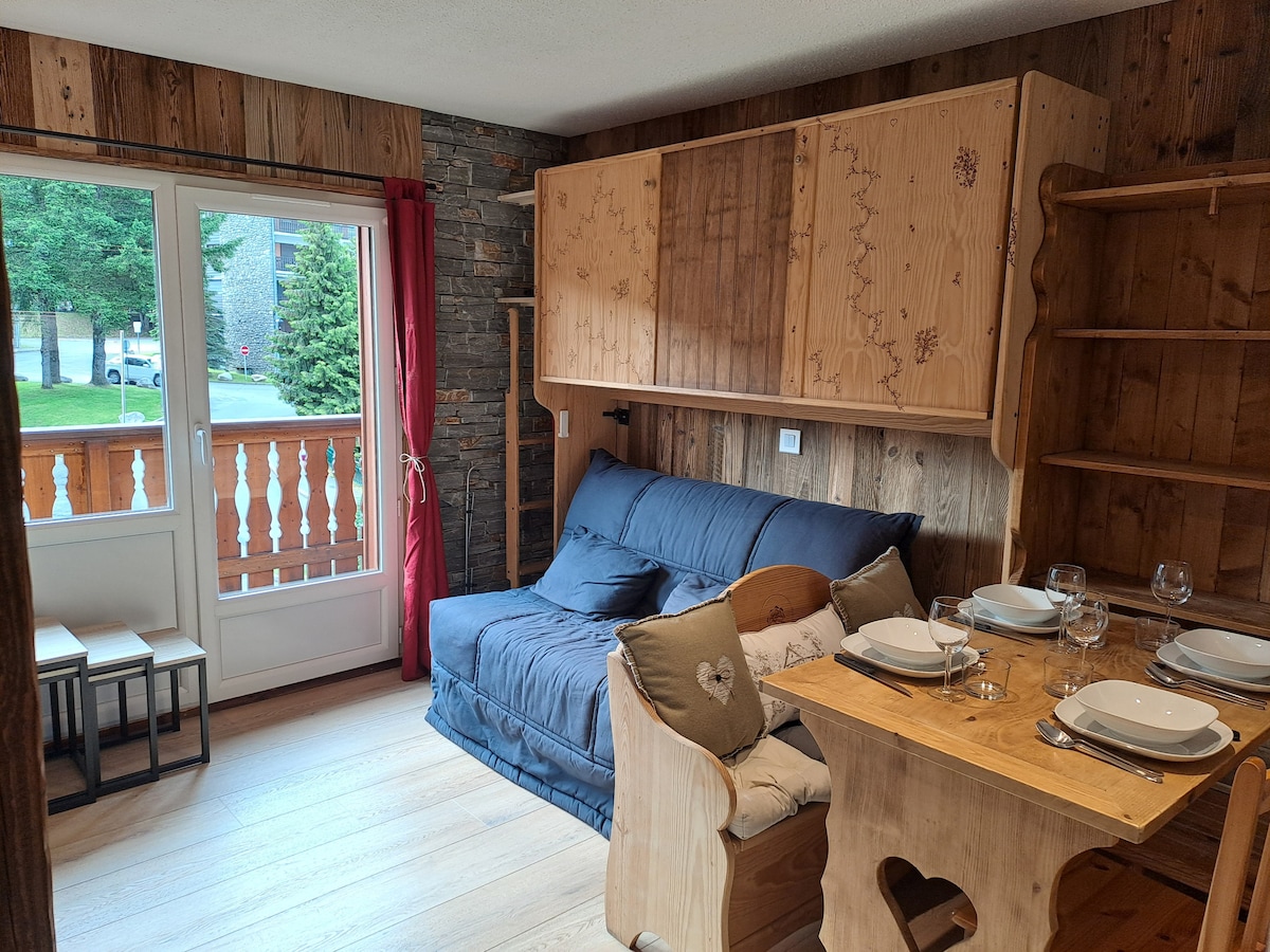 Erfolgreiche Airbnb-Immobilie: Apartment in city center fully equipped +garage in Arâches La Frasse