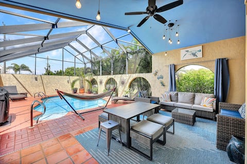 Heated Saltwater Pool, Spacious Lanai, Sleeps 10
