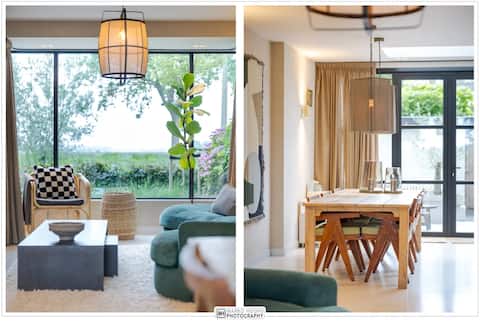 Stylish family house near by sea and Leiden