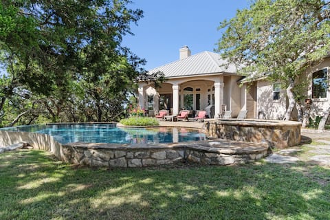 Rockin B Summit | Luxury Retreat with Pool & Creek