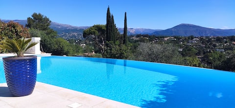 Villa on Valbonne - Panoramic view