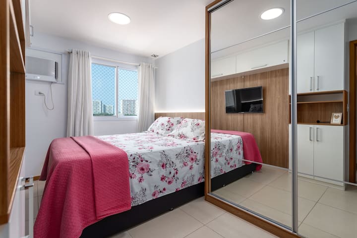 habitación 1 suite, aire acondicionado, cama de matrimonio, televisión