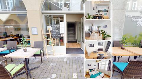 Comfort kitchen-65" TV office space - Solution Grischun
