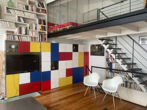 Designer loft, self-catering, ideal Paris & Disney