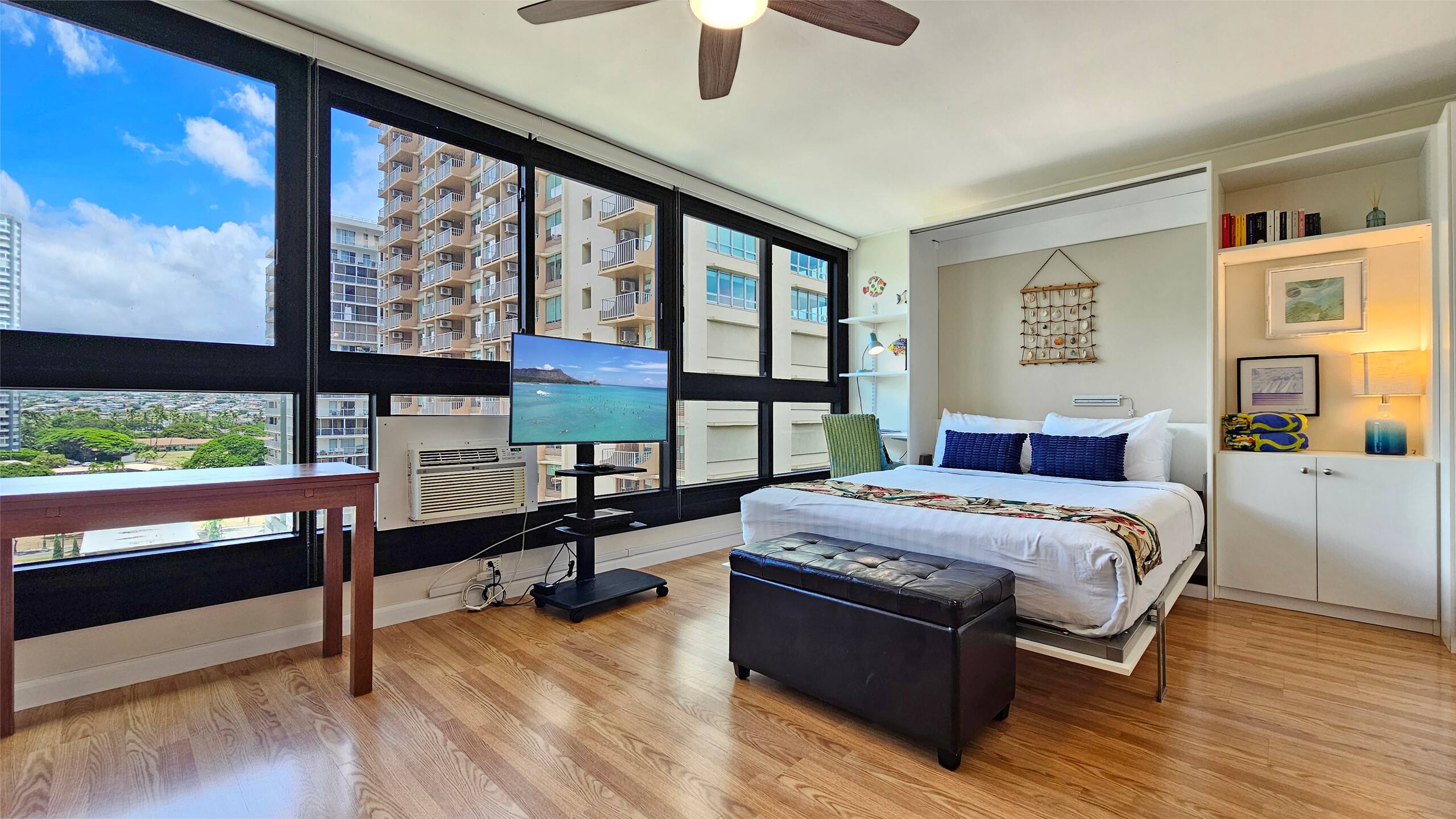 WG 922 | Queen Murphy Bed Studio w/Full Kitchen - Image 2