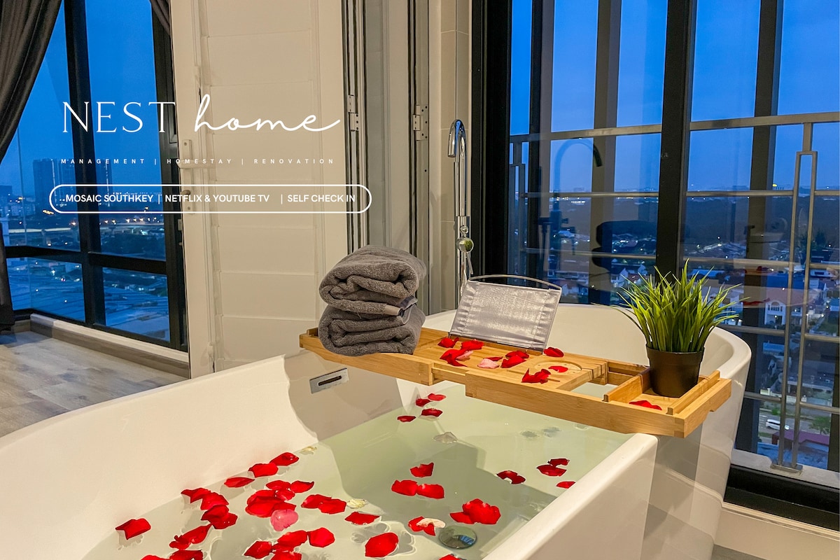 【Bathtub】D'Seville Suite by Nest Home 【Southkey】 - Apartments for Rent ...