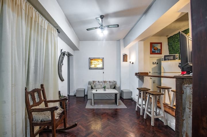 Apartamento de dois quartos em San Telmo