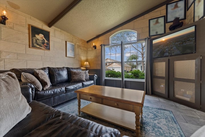 The Grand Room with two cozy sofas - one is a pull out 
