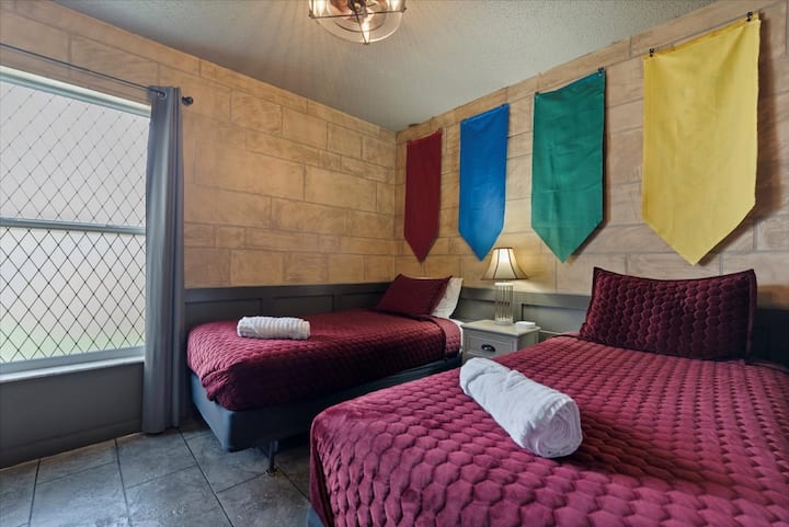 Student Dormitory features two twin beds
